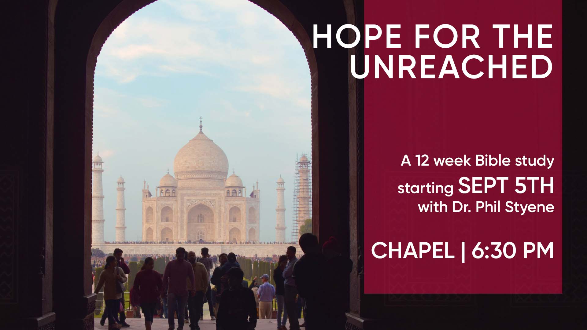 Hope for the Unreached Bible Study