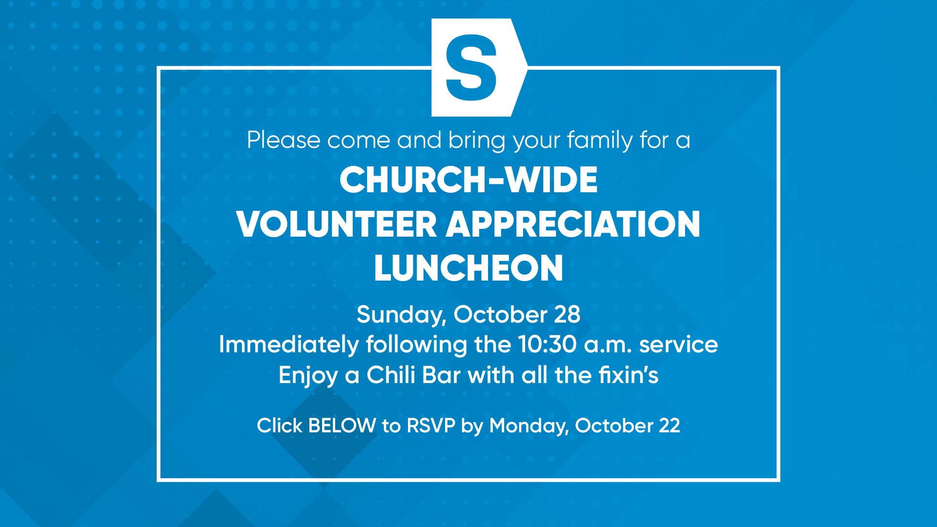 Volunteer Appreciation Luncheon